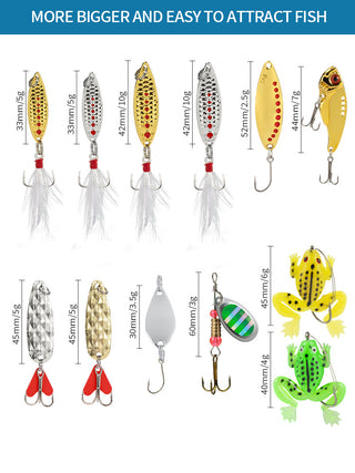 Sakerplus® Fishing Lures Advent Calendar 2025 Set