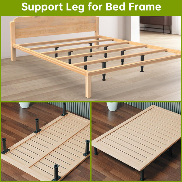 Sakerplus 6 Pcs Adjustable Height Bed Support Legs