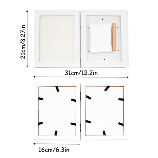 Sakerplus® Baby Handprint Footprint Frame Kit