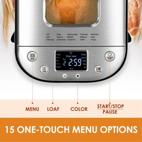 Sakerplus® Multi Function Bread Maker Machine