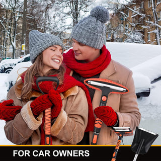 Sakerplus® Winter Snow Brush Scraper Tool