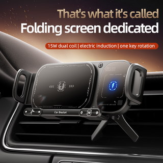 Sakerplus® Wireless Charging Rotating Car Mount