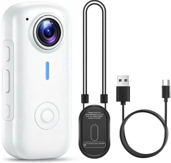 Sakerplus® 2K Mini Wearable Body Camera
