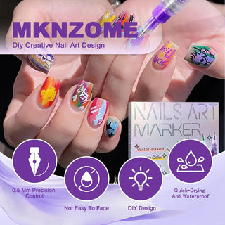 Sakerplus® Nail Art Pens Drawing Set