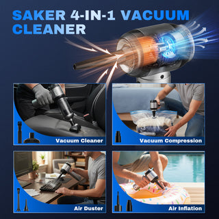 Saker 4 in 1 Handheld Car Vacuum