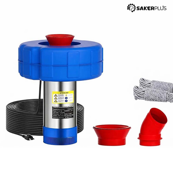 Sakerplus® Automatic Floating Pond Fountain Aerator
