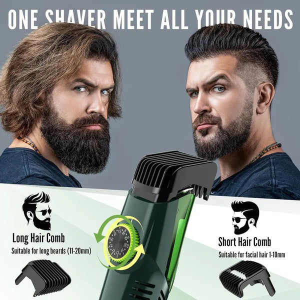 Cortapelos y recortadora de barba Sakerplus® para hombres