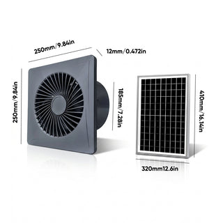 Sakerplus® High Velocity Solar Ventilation Fan