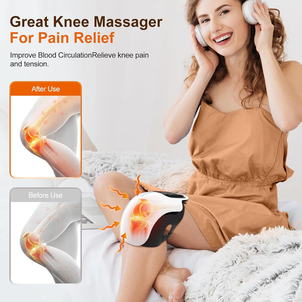 Masajeador de rodillas Sakerplus® con calor y vibración