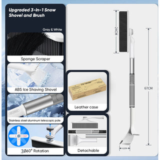 Sakerplus® 2-in-1 Snow Brush and Ice Scraper