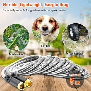 Sakerplus Stainless Steel Garden Water Hose