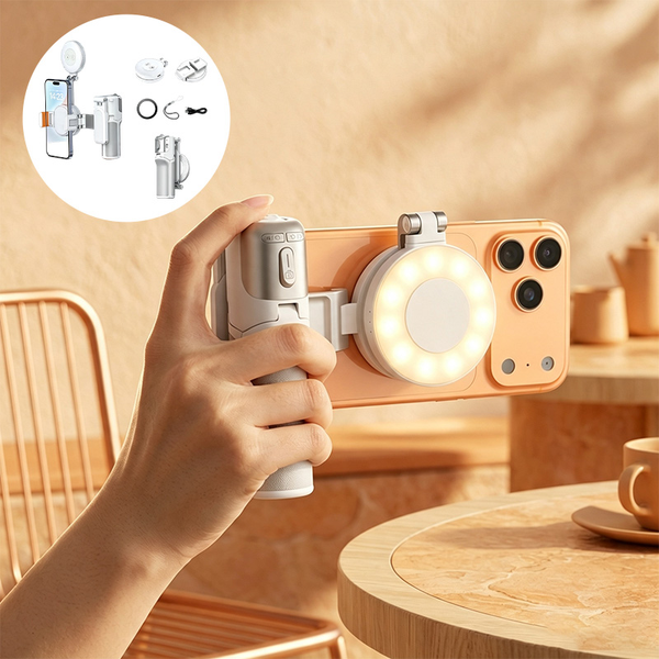 Sakerplus® Zoomable Magnetic Palm Grip Mini Selfie Stick