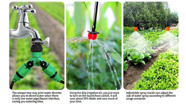 Kit de riego profesional para jardines Sakerplus