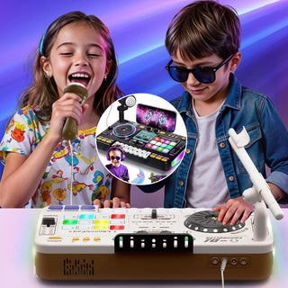 Sakerplus® Kids DJ Mixer Table With Microphone