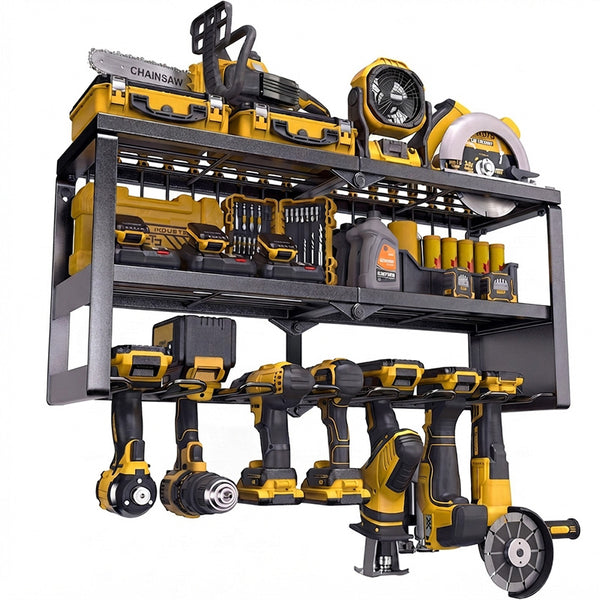 Sakerplus® Wall Mount Power Tool Organizer