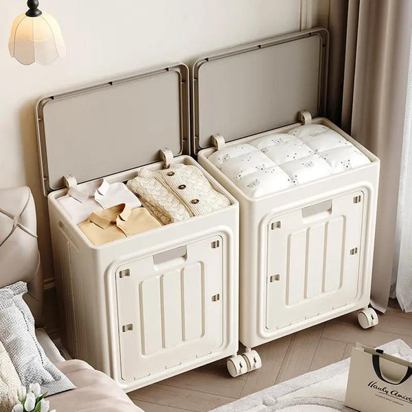 Sakerplus® Large Rolling Storage Box With Lid
