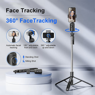 Gimbal para teléfono con seguimiento totalmente automático y tecnología IA de Sakerplus®