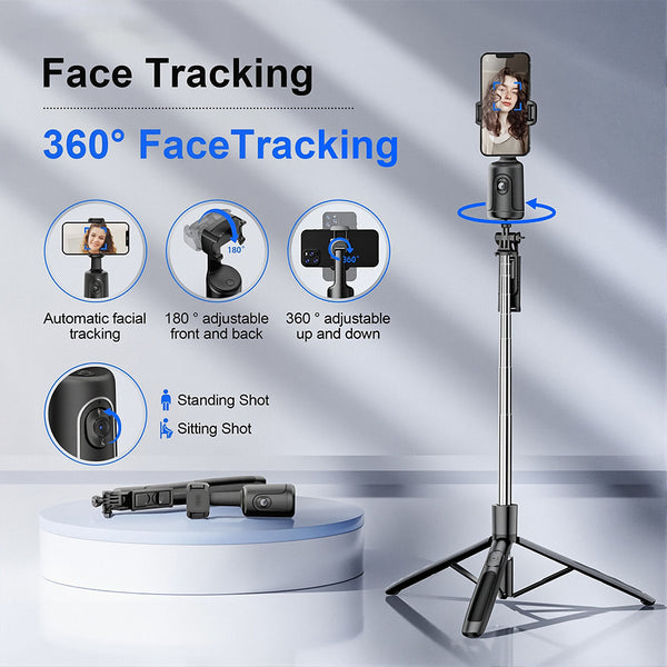 Gimbal para teléfono con seguimiento totalmente automático y tecnología IA de Sakerplus®