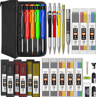 Sakerplus Carpenter Pencil Set With Sharpener