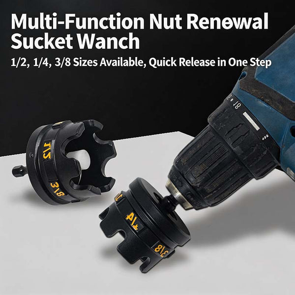Sakerplus® Threaded Rod Nut Runner Attachment
