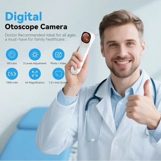 Sakerplus® 1080P HD Digital Otoscope With Screen