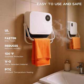 Sakerplus® Infrared Wall Mounted Electric Heater