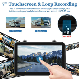 Sakerplus® Wireless Solar Backup Camera System