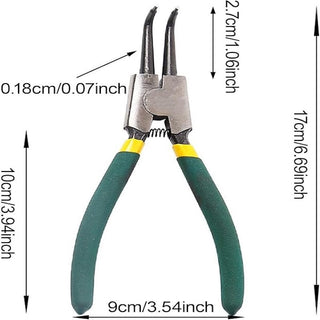 Sakerplus® 4Pcs Snap Ring Pliers Set