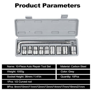 Sakerplus Wrench Socket Set Auto Repair