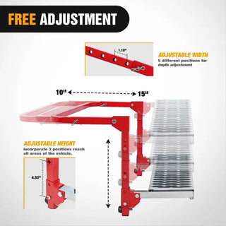 Sakerplus® Heavy Duty Folding Tire Step