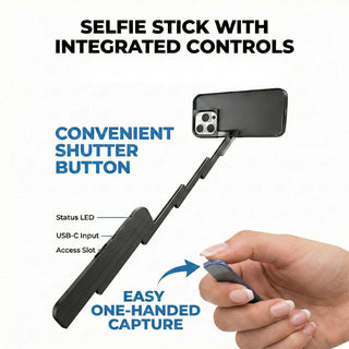 Sakerplus® iPhone Case Shockproof Selfie Stick Holder