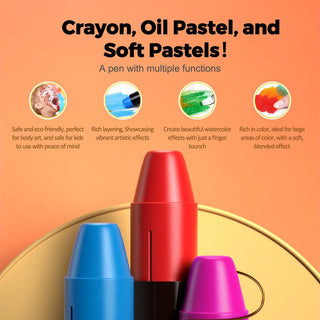 Sakerplus® Washable Jumbo Crayons Set