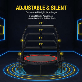 Sakerplus® Foldable Indoor Fitness Exercise Trampoline