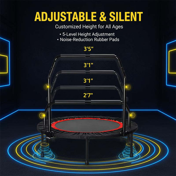 Sakerplus® Foldable Indoor Fitness Exercise Trampoline