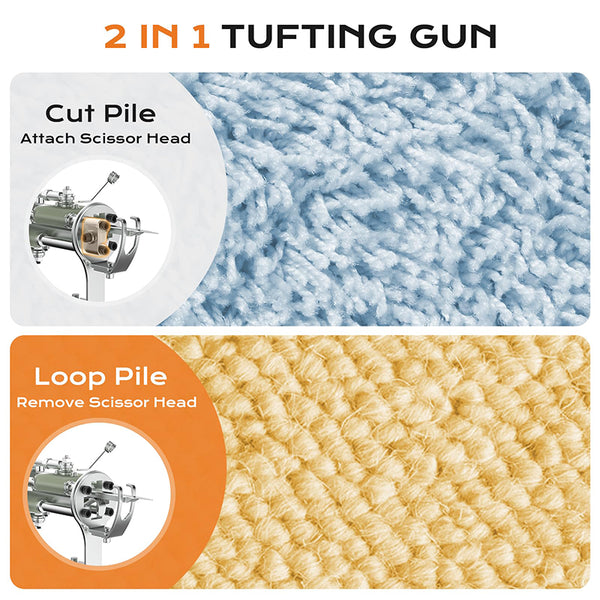 Sakerplus® Electric Tufting Gun Carpet Making Kit