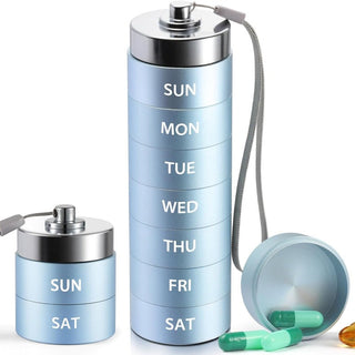 Sakerplus® Portable Weekly Waterproof Pill Organizer