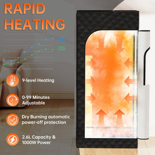 Sakerplus® Portable Sauna Box Home Set