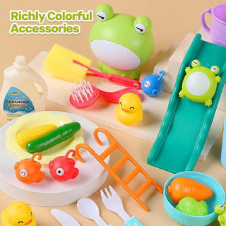 Fregadero de juego Sakerplus® con agua corriente