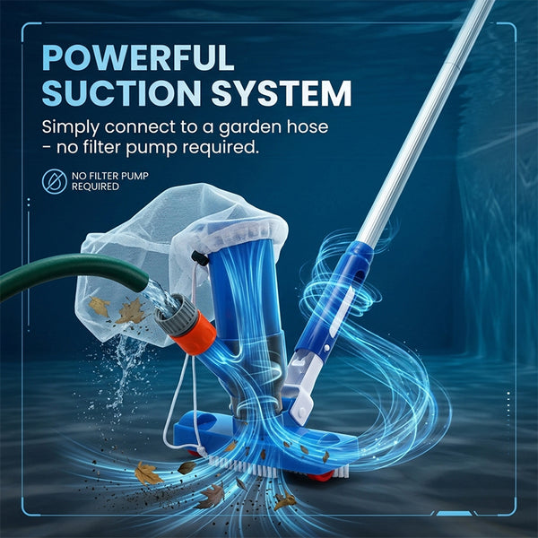 Sakerplus® Garden Hose Jet Pool Vacuum