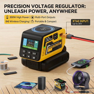 Sakerplus® Portable Adjustable Voltage Power Converter