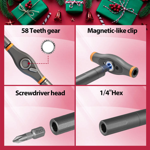Juego de destornilladores magnéticos Sakerplus® 42 en 1