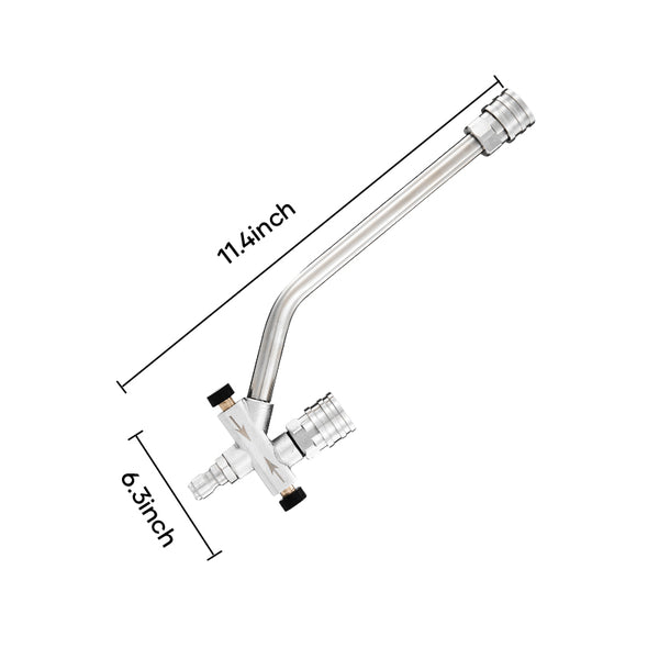 Accesorio de conector doble para cañón de espuma Saker®