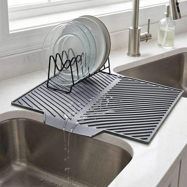 Sakerplus® Dish Drying Silicone Drain Mat