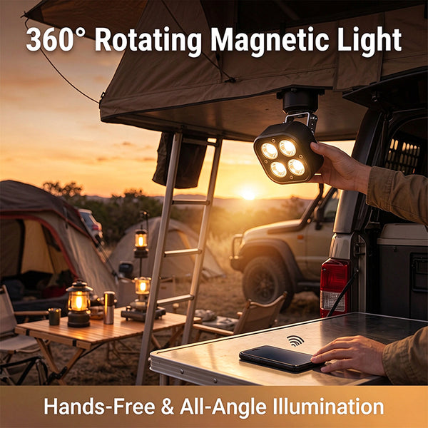 Sakerplus® 360° App-Controlled Magnetic Work Light