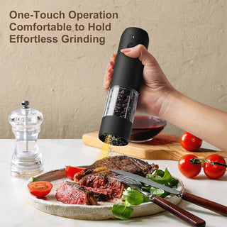 Sakerplus® Rechargeable Automatic Adjustable Electric Pepper Grinder