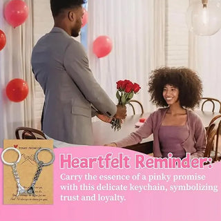 Sakerplus® Couples Hand In Hand Keychain Set