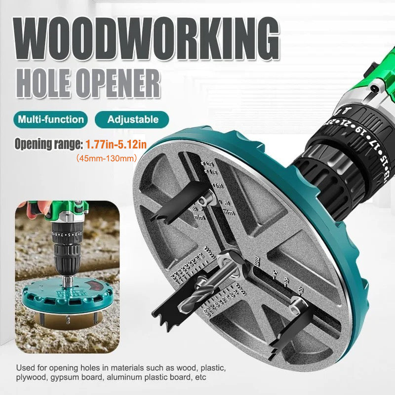 Saker Adjustable punch saw tool for drilling – Sakerplus