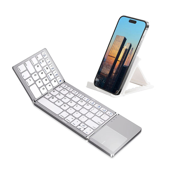 Teclado inalámbrico Bluetooth Saker con panel táctil