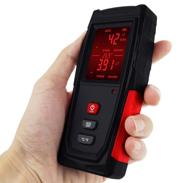 Sakerplus® Electromagnetic Field Detector With LCD Display