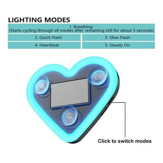 Sakerplus® Triangular Heart Car Light